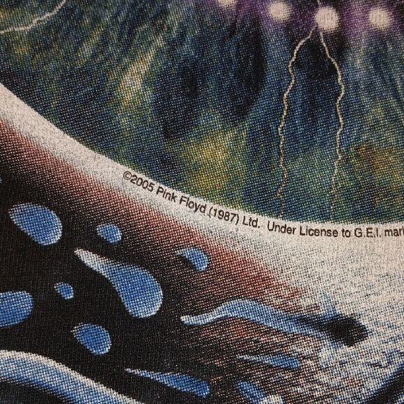 Pink Floyd 2005 Cosmic Blue T-Shirt - Picture 9 of 9